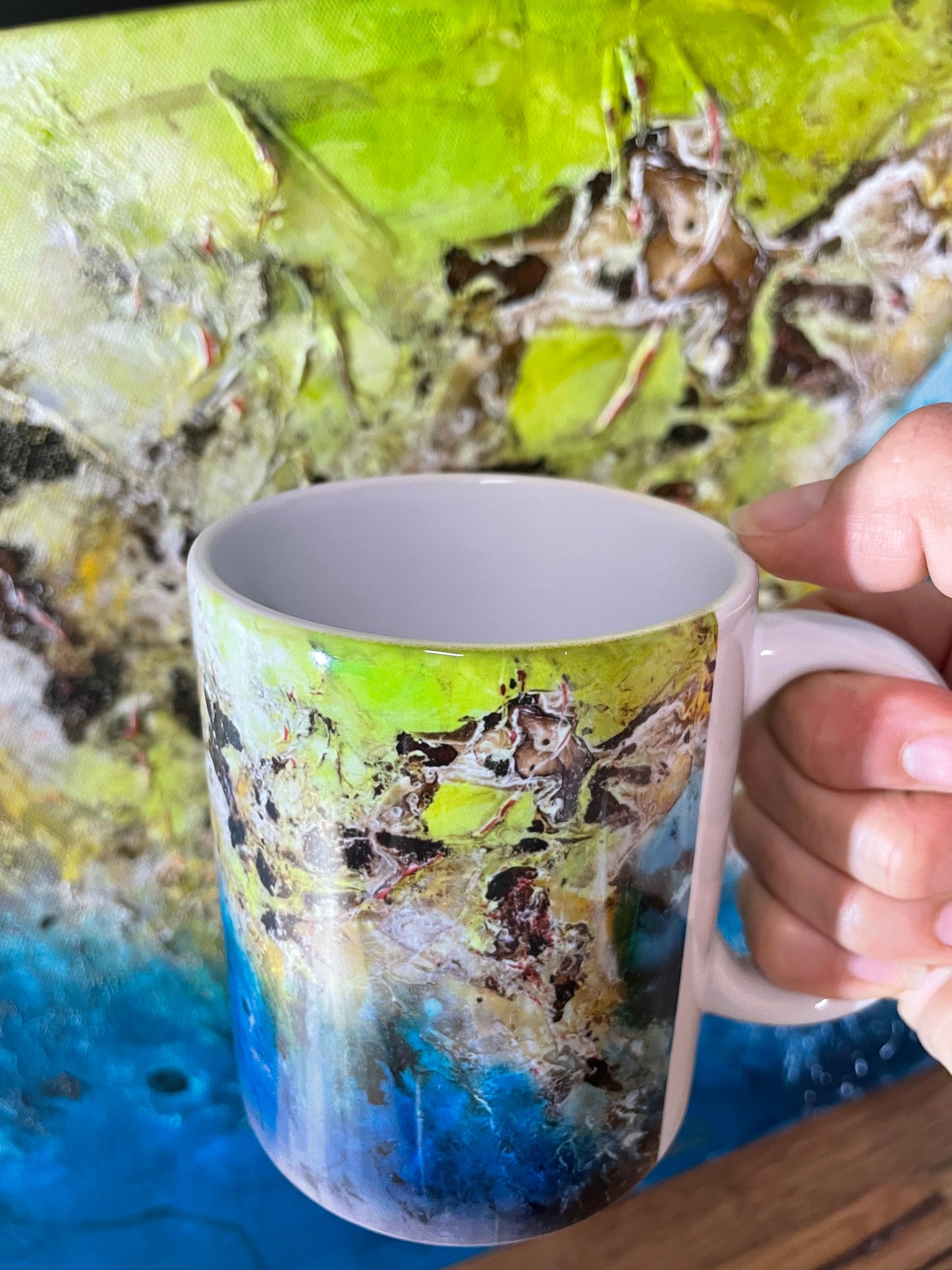 “Broken Head” Art Mug