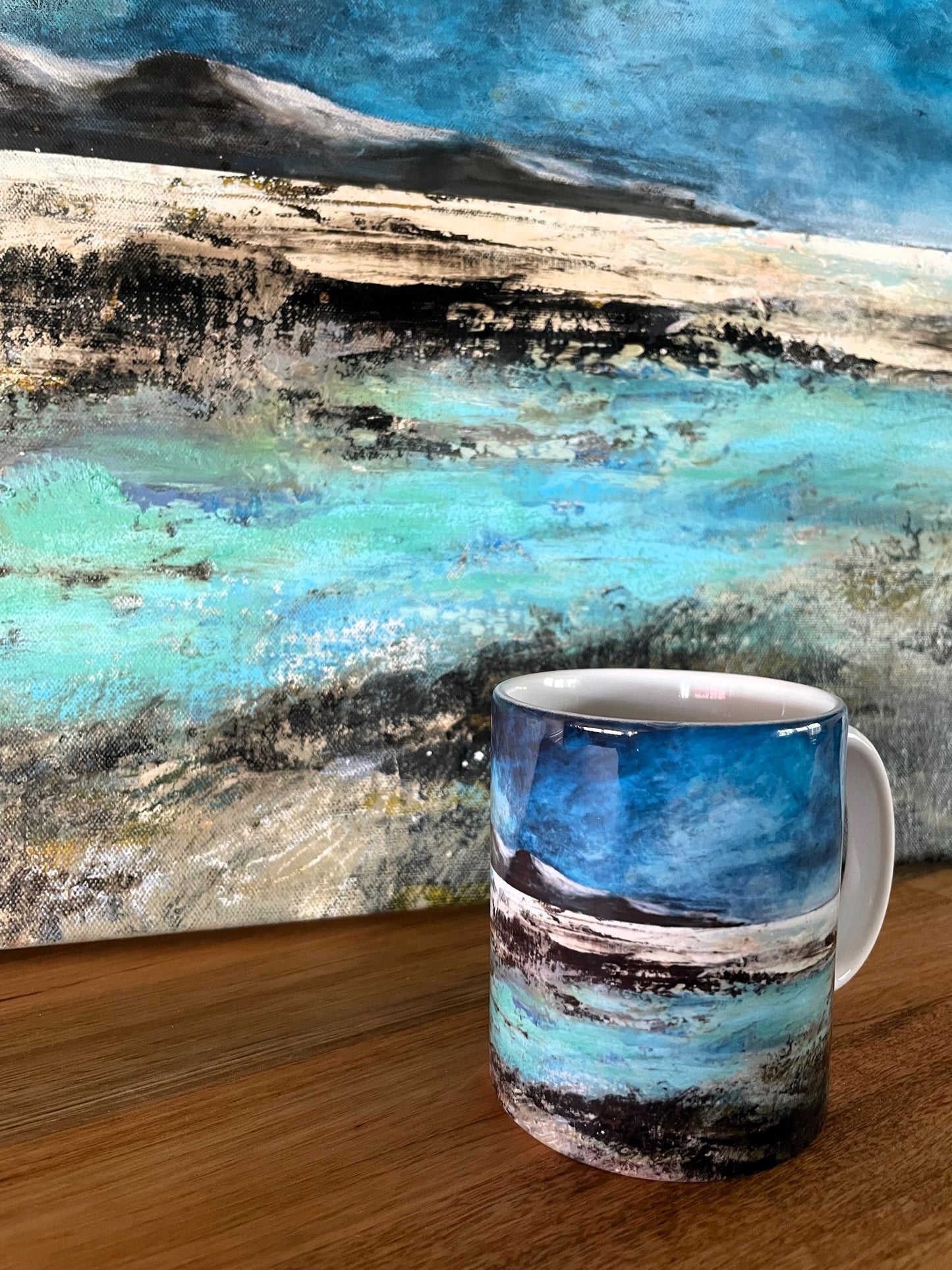 "Woorim Beach" Art Mug