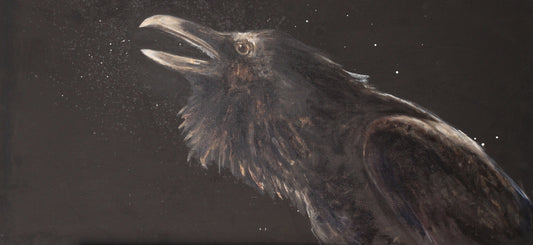 Painting of Crow